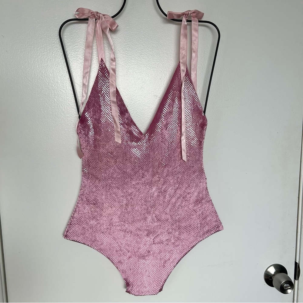 Pink Women's Bodysuit